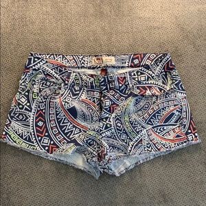 Low Rise Jean Shorts